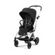 Cybex Eezy S Twist +2 pastaigu rati Moon Black (Silver Frame) Cybex Eezy S Twist +2 pastaigu rati Moon Black (Silver Frame)