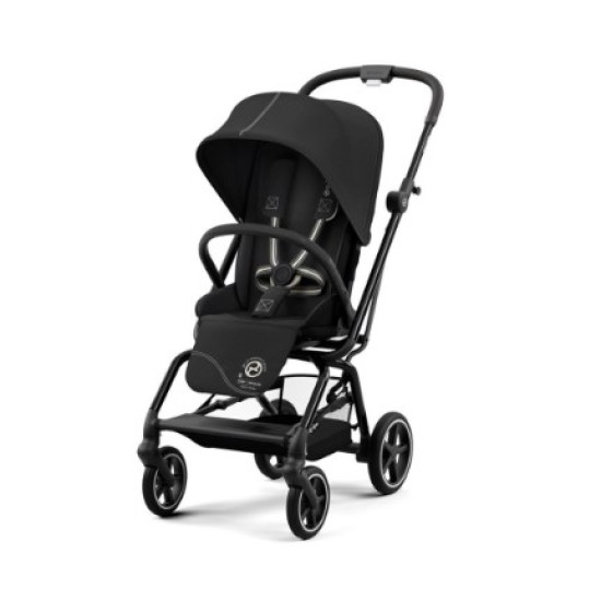 Cybex Eezy S Twist +2 pastaigu rati Moon Black (Black Frame) Cybex Eezy S Twist +2 pastaigu rati Moon Black (Black Frame)