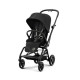 Cybex Eezy S Twist +2 pastaigu rati Moon Black (Black Frame) Cybex Eezy S Twist +2 pastaigu rati Moon Black (Black Frame)
