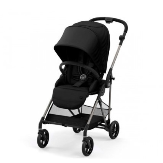 Cybex Melio pastaigu rati līdz 15kg Deep Black Cybex Melio pastaigu rati līdz 15kg Deep Black