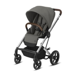 Cybex Balios S Lux pastaigu rati (Silver Frame) Soho Grey
