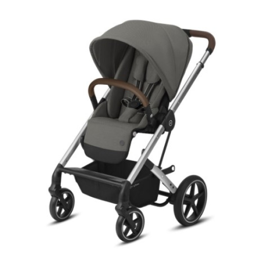 Cybex Balios S Lux pastaigu rati (Silver Frame) Soho Grey Cybex Balios S Lux pastaigu rati (Silver Frame) Soho Grey