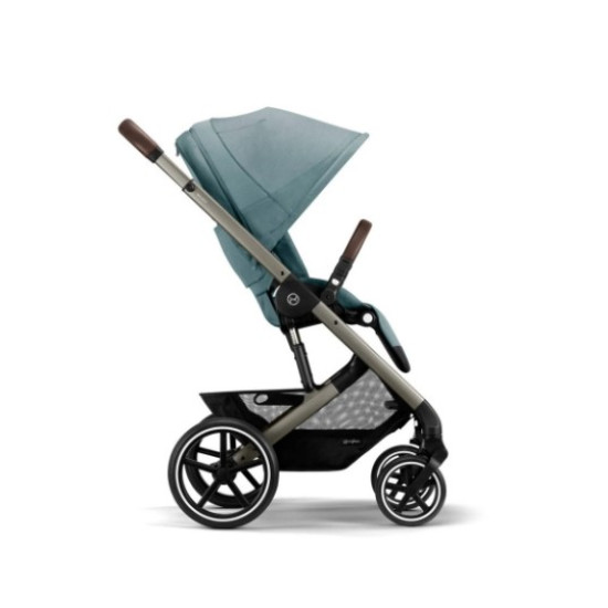 Cybex Balios S LUX 2023 pastaigu rati Taupe Frame Seashell Beige Cybex Balios S LUX 2023 pastaigu rati Taupe Frame Seashell Beige