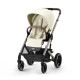 Cybex Balios S LUX 2023 pastaigu rati Taupe Frame Seashell Beige Cybex Balios S LUX 2023 pastaigu rati Taupe Frame Seashell Beige