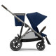 Cybex Gazelle S (Taupe Frame) pastaigu rati Navy Blue Cybex Gazelle S (Taupe Frame) pastaigu rati Navy Blue