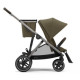 Cybex Gazelle S (Taupe Frame) pastaigu rati Classic Beige Cybex Gazelle S (Taupe Frame) pastaigu rati Classic Beige