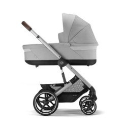 Cybex Balios S Lux 2023 Deep ratiņi 2 in1 Lava Grey