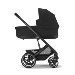 Cybex Balios S Lux 2023 Deep ratiņi 2 in1 Moon Black