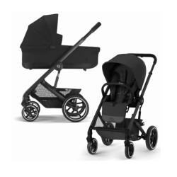 Cybex Balios S Lux 2023 Deep ratiņi 2 in1 Moon Black Cybex Balios S Lux 2023 Deep ratiņi 2 in1 Moon Black