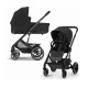 Cybex Balios S Lux 2023 Deep ratiņi 2 in1 Moon Black Cybex Balios S Lux 2023 Deep ratiņi 2 in1 Moon Black
