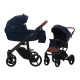 Bebetto Luca ratiņi 2 in 1 Black 02 Bebetto Luca ratiņi 2 in 1 Black 02