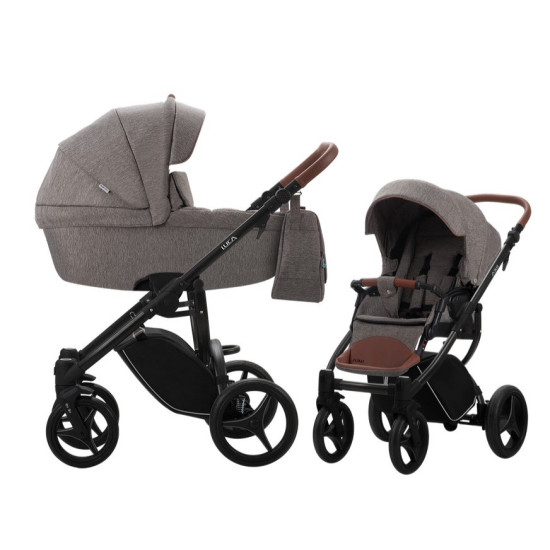 Bebetto Luca ratiņi 2 in 1 Black 11