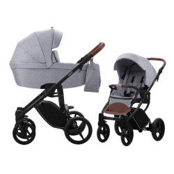 Bebetto Luca ratiņi 2 in 1 Black 12