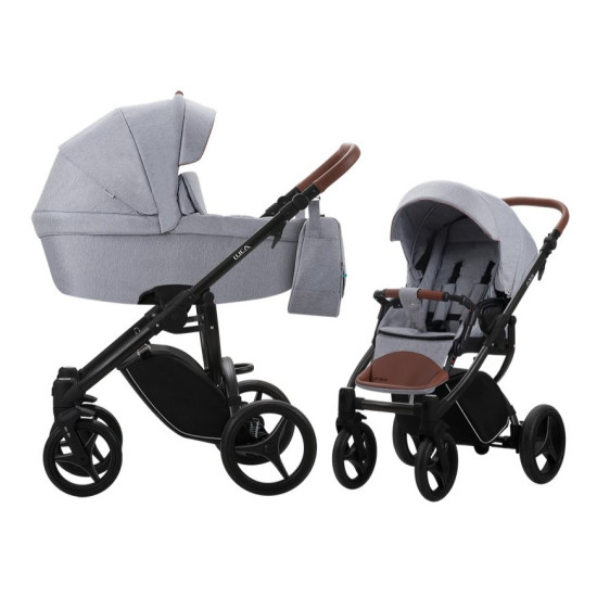 Bebetto Luca ratiņi 2 in 1 Black 12