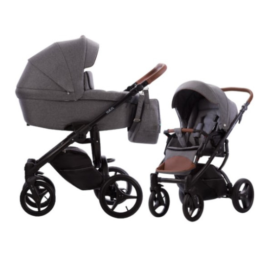 Bebetto Luca ratiņi 2 in 1 Black 21 Bebetto Luca ratiņi 2 in 1 Black 21