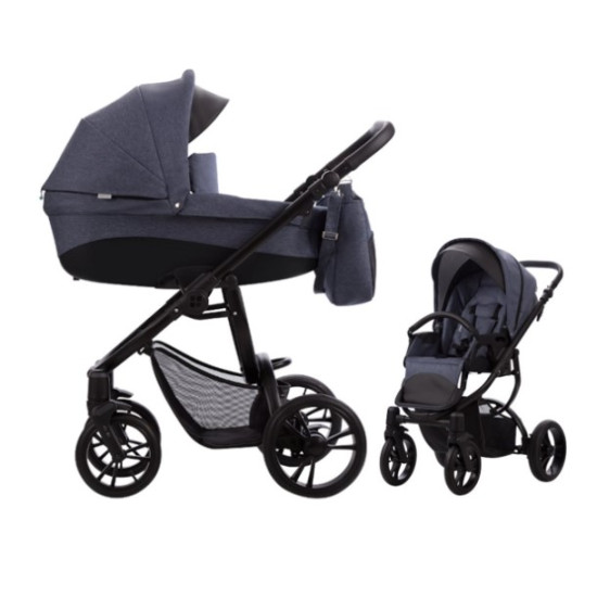 Bebetto Holland ratiņi 2 in 1 Black 02
