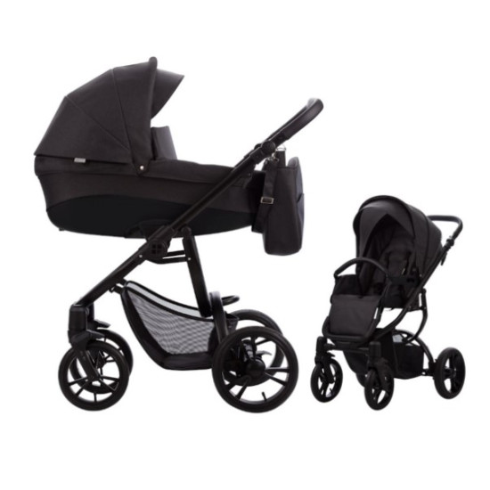 Bebetto Holland ratiņi 2 in 1 Black 03 Bebetto Holland ratiņi 2 in 1 Black 03