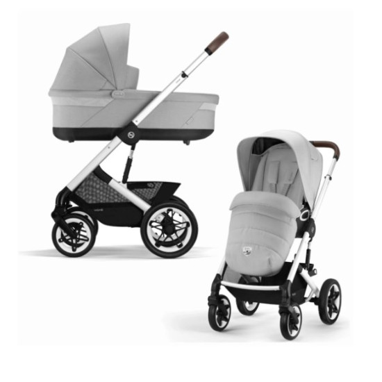 Cybex Talos S Lux 2023 ratiņi 2 in 1 Lava Grey
