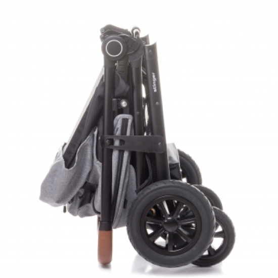 4BABY STINGER AIR pastaigu rati BLACK 4BABY STINGER AIR pastaigu rati BLACK
