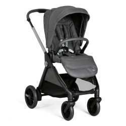 Chicco Bellagio stroller pastaigu rati (Black satin)