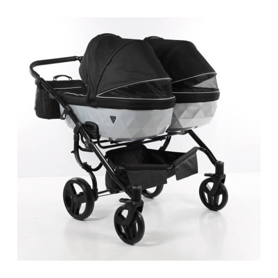 JUNAMA Rati dvīņiem MIRROR SATIN DUO 01 3 in 1