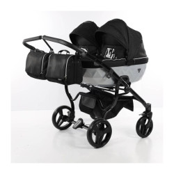 JUNAMA Rati dvīņiem MIRROR SATIN DUO 01 3 in 1