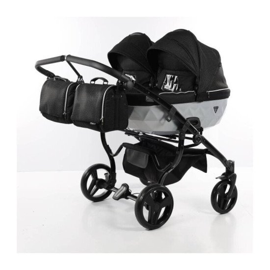 JUNAMA Rati dvīņiem MIRROR SATIN DUO 01 3 in 1