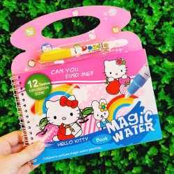 Grāmata krāsošanai ar ūdeni Hello kitty Magic water