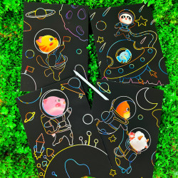 Scratch Art Radošuma komplekts Kosmos Scratch Art Radošuma komplekts Kosmos