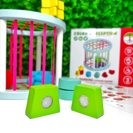 Montessori Koka rotaļlieta krāsu uztveršanai
