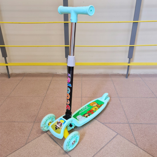 Skrejritenis Scooter ar dzīvniekiem Skrejritenis Scooter ar dzīvniekiem
