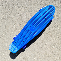 Bērnu skrituļdēlis ar LED ritiņiem Blue