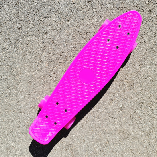 Bērnu skrituļdēlis ar LED ritiņiem Pink