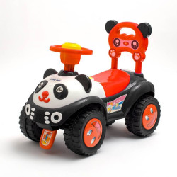  Bērnu stumjamā mašīna 7625 Panda/ Red