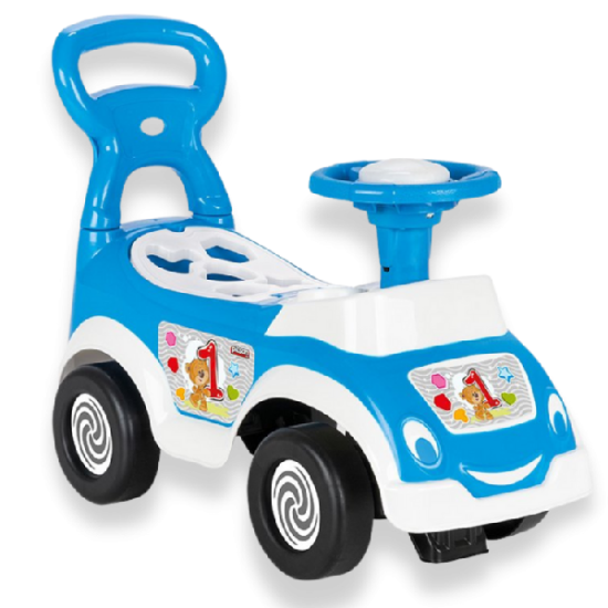 Pilsan Bērnu stumjamā mašīna 3 in 1 Woopie Blue