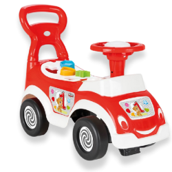 Pilsan Bērnu stumjamā mašīna 3 in 1 Woopie Red