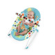 Bright Starts Šūpuļkrēsls 3-9kg Lēkājoš Mērkaķis-10564