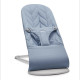 BABYBJORN BLISS COTTON šūpuļkrēsls 2 vienā Zils BABYBJORN BLISS COTTON šūpuļkrēsls 2 vienā Zils