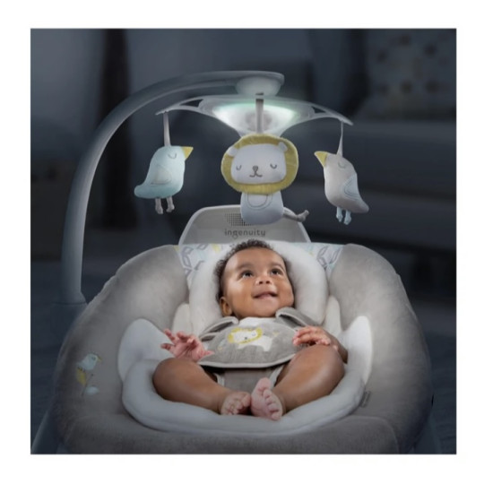 Bright Starts InGenuity šūpuļkrēsls Putni 2 vienā Bright Starts InGenuity šūpuļkrēsls Putni 2 vienā