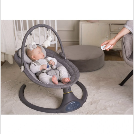 GiliGums Swing Tuli Tuli šūpuļkrēsls Szary GiliGums Swing Tuli Tuli šūpuļkrēsls Szary
