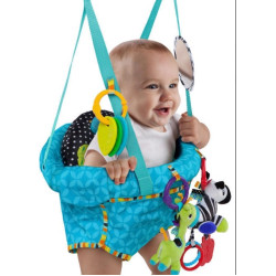 Bright Starts Bounce & Spring Deluxe šūpoles Bright Starts Bounce & Spring Deluxe šūpoles