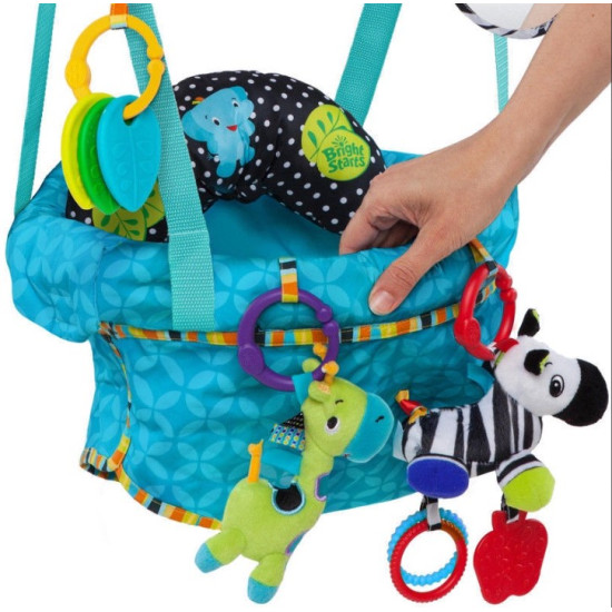 Bright Starts Bounce & Spring Deluxe šūpoles
