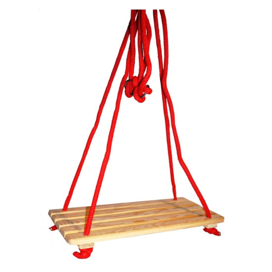 Koka šūpoles Red