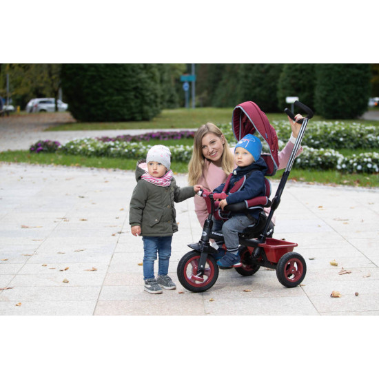 BabyMix Rider bērnu trīsriteņis ar pedāļiem Red