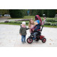 BabyMix Rider bērnu trīsriteņis ar pedāļiem Red