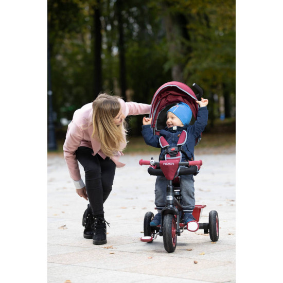 BabyMix Rider bērnu trīsriteņis ar pedāļiem Red