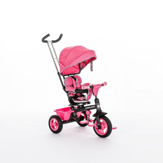 BabyMix Rider bērnu trīsriteņis ar pedāļiem Pink