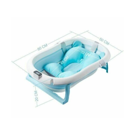 Primabobo Premium saliekamā vanna ar elektronisko termometru  80cm Grey