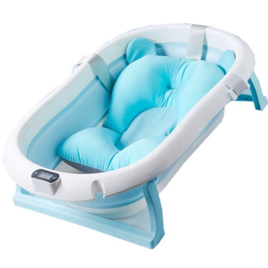 Primabobo Premium saliekamā vanna ar elektronisko termometru  80cm Blue
