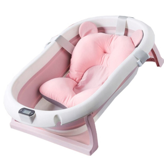 Primabobo Premium saliekamā vanna ar elektronisko termometru  80cm Pink
